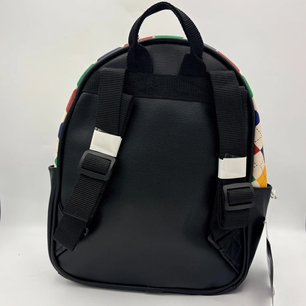 Harry Potter Hogwarts Patch Mini Backpack - Argyle Print